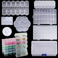 Multi-size Plastic Adjustable Manicure Storage Box / DIY Jewelry Accessories Rhinestone Art Crafts B