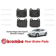 BREMBO Honda Integra DC5 Type R (Brembo Caliper) Rear Disc Brake Pad (Original Brembo)