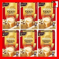 【Direct From Japan】[Bulk Purchase] Nescafe Gold Blend Decaffeinated Caffe Latte Stick Coffee 7P x 6 Boxes