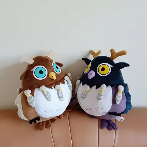 45cm WOW Moonkin Hatchling Plush Toys Cartoon Stuffed Animal The Alliance Horde Warcraft Anime Throw
