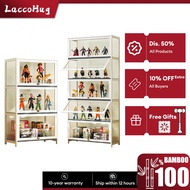 𝐋𝐀𝐂𝐂𝐎𝐇𝐔𝐆 Bamboo Display Cabinet Transparent Dust-Proof Hand-Made Lego Storage Cabinet Almari Kaca展示柜