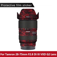 For Tamron 28-75mm F2.8 G2 A063 Decal Vinyl Wrap Film Camera Lens Protective Sticker 28-75 2.8 F/2.8