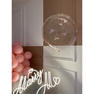 18” BOBO balloon transparent balloon
