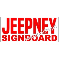 ♞Jeepney Bus Signages Signboards Laminated Signboards Signage Sign Boards Jeep