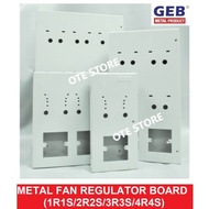 Metal Switch & Fan Regulator Box(1R1S/2R1S/2R2S/3R1S/3R2S/3R3S/4R2S/6R3S/8R8S) kotak besi kipas