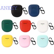 for Bose QuietComfort Earbuds II Case Silicone QC 2 Headphone Holder with Hook Wireless Headphone Protector Case Shockproof Dustproof