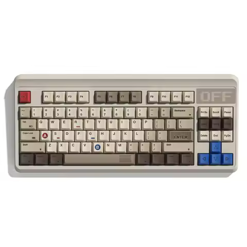 1989 Game Keyboard Keycap Retro Grey Dye Sublimation PBT Keycaps 138 Keys Cherry Profile for Gateron
