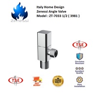 Zenessi ( ZT-7033 ) ( 3981 ) 1/2 Angle Valve .