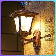 Đèn treo tường cột cổ điển năng lượng mặt trời TT21C tích hợp 3 màu ánh sáng [Trắng/Va