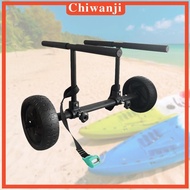 [Chiwanji] Kayak Cart Aluminum Alloy Pipe Sturdy Heavy Duty Kayak Trailer Kayak Trolley for