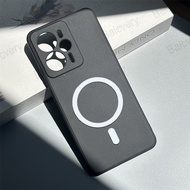 Casing For Realme 14 5G RMX5070 Colorful Matte Protective Cover With Magnetic Sticker