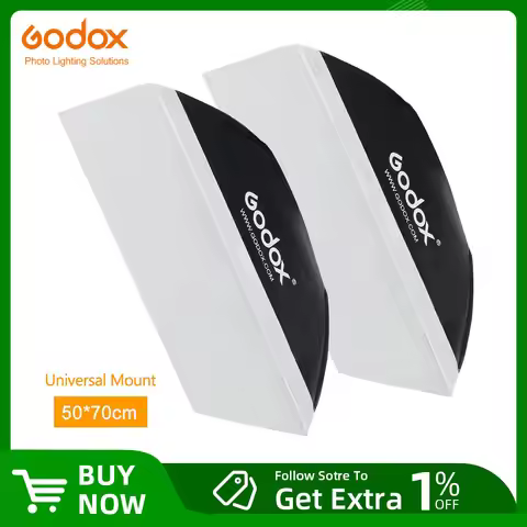 2pcs Godox 20"x27" / 50x70cm Photo Studio Softbox Soft Box with Universal Mount for K-150A K-180A E2