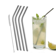 Steel Metal Drinking Straw Reusable Straws | Straw Minum Besi