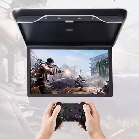 TEENRAM For SUV RV Motorhome 19 Inch Car Monitor Multimedia Video Player 4+64GB 1080P Android 10 Cei