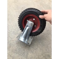 Set of 4 shopping cart wheels including 2 swivel wheels and 2 fixed wheels, 20cm type [BC shop] (Sho