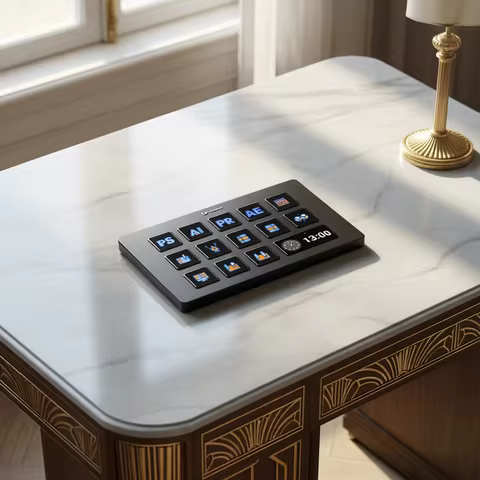 Ulanzi D200 Production Console and Studio Controller for Gaming/Office/Livestreaming/Content Creatio