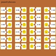 [jewelryboxes] Children Montessori Clo Educational Toys Hour Minute Second Cognition Matching Puzzle