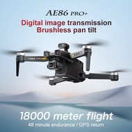 [Memancing Laut] AE86 MAX Drone GPS 4K Camera 48Min Flight 18km Range 5G Transmission 360° Obstacle 