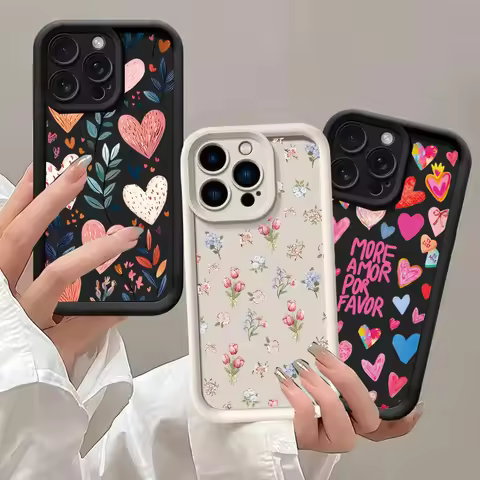 Cute Love Heart Matte TPU Case For Huawei Honor X7D X9D X8C X6B X7B X8B X9B X9A X8A X7A X6A X8 400 2
