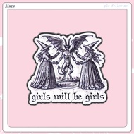 Feminism Enamel Pin Funny Witch Brooch Pines Lapel Pins Badge on Backpack Clothing Accessories Fashi