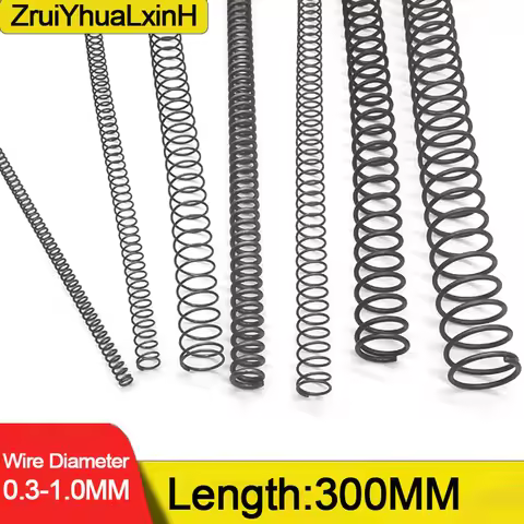 65MN Strong Compression Spring Steel Mechanical Cylindrical Spiral Coil Rotor Return Force Diameter 