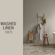 SINAR JOTUN 10679 WASHED LINEN 1 LITER MAJESTIC TRUE BEAUTY SHEEN INTERIOR WASHABLE PAINT/ CAT DINDING DALAM KILAT