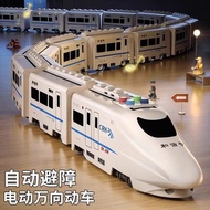 train toys mainan budak lelaki Kereta mainan kereta api berkelajuan tinggi universal elektrik kereta