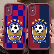 A-16 Air Force FC Case for Xiaomi Redmi A2 POCO 9T 9A M3 Note 8 A1 Wine Red