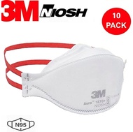3M™ Aura™ 1870+ N95 NIOSH 即棄醫用防護口罩 (10片裝)