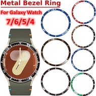 Metal Bezel Ring For Samsung Galaxy Watch 7/6/5/4 40mm 44mm Stainless Steel Bezel Protector Watch Ca
