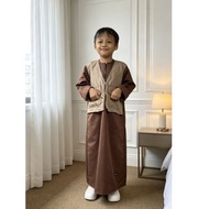 Modern kalcer Gamis, viral children's vest robe baju melayu budak lelaki baju raya budak lelaki