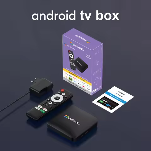 H96MAX S905L3 Quad Core TV Box Android14 1/2GB RAM 8/16GB ROM USB AV1 BT Dual Wifi 4K HDR Media Play
