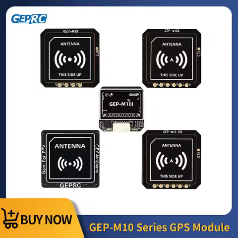 GEPRC GEP-M10 Series GPS Module Built-in Flash Chip Integrate SBAS Joint Positioning QMC5883L Magnet