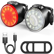 USB Rear Light Adjustable  Bike Lights / USB Chargeable Bike Rear Lights / IPX4 Waterproof Safety Warning Cycling Flashlight Torch/ with USB Rechargeable Tail Light(USB Cable Included)