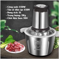 Multifunctional 4-Blade Stainless Steel Meat Grinder, Capacity 250W - Grind meat, grind garlic, grin