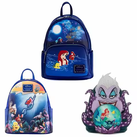 Little Mermaid Ariel and Ursula Mini Backpack