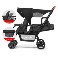 Seebaby T12 Pro Tandem Stroller / Twin Stroller - Latest Version