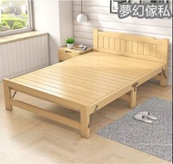 W857 免安装 全实木床 折疊床 午休床 床架 雙人床 單人床 Installation free all solid wood bed, folding bed, lunch bed, bed f