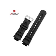 【Fade123】 Resin Strap for G-SHOCK AW-591 AW-590 AWG-M100 AWG-M101 Men Sport Waterproof 16mm Replacem