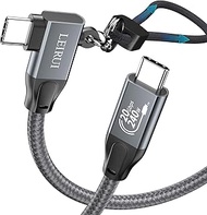 90 Degree USB C to USB C Cable 10FT High Speed 20Gbps Data Transfer 4K@144Hz/60Hz Video USB 3.2 Gen 