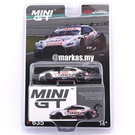(BLISTER CARD) MINI GT 1/64 #635 NISSAN GT-R NISMO GT500 #3 NDDP 1 RACING WITH B-MAX 2021 SUPER GT S
