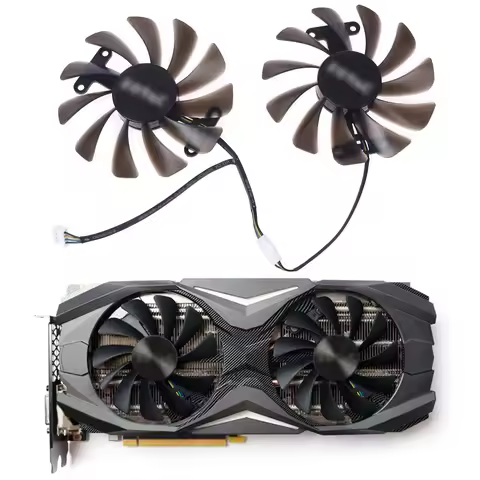 95mm GFM10012H12SPA GAA8S2U 4Pin Cooler Fan Replacement For ZOTAC 1070 GTX 1070Ti 1080Ti AMP Edition