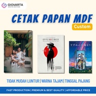 MDF Wood Board Media Photo Printing Size 12R 12R+ 16R 20R More Durable Lamination