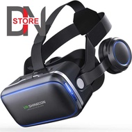 DhStr Shinecon 6.0 VR Box Virtual Reality Glasses with Headphones