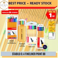 Stabilo Fineliner Pen Point 88 / Pensel Warna / Point 88 Fineliner Pen / 0.4mm / Colour Pencils / Ne