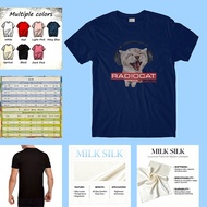 Radiocat Music Cat T-Shirt Multiple Colors Milk Fiber Soft & Breathable Fun Design Comfort Fit 56D7