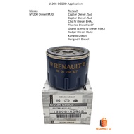 Nissan Genuine Oil Filter 15208-00Q0D [NV200 Diesel, Renault Diesel]