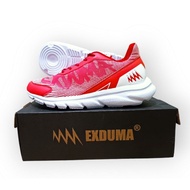MERAH PUTIH EXDUMA RACING RED AND WHITE SHOES / RED AND WHITE EDITION SHOES / EXDUMA RUNNING SHOES /
