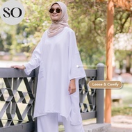 Baju Muslimah Casual Loose Berpoket  / Set Warda / Suit Muslimah Set / Suit Plus Size / Set Baju &amp; Seluar /SO