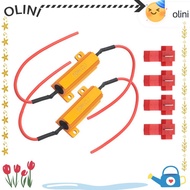 OLINI Load Resistor Replacement Car Accessories LED Error Wiring Resistance Wiring Harness Decoder I